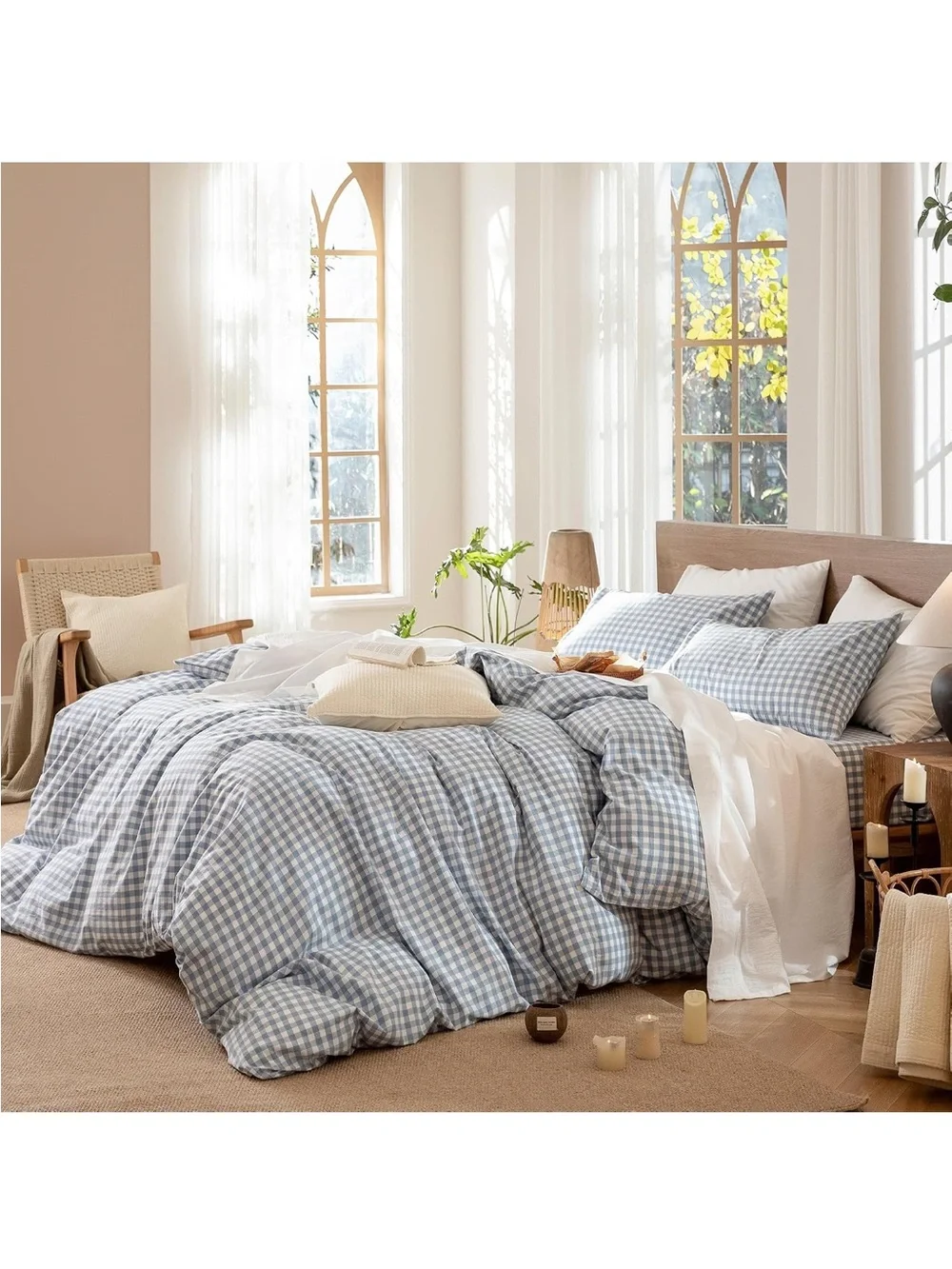 Moomee gingham duvet